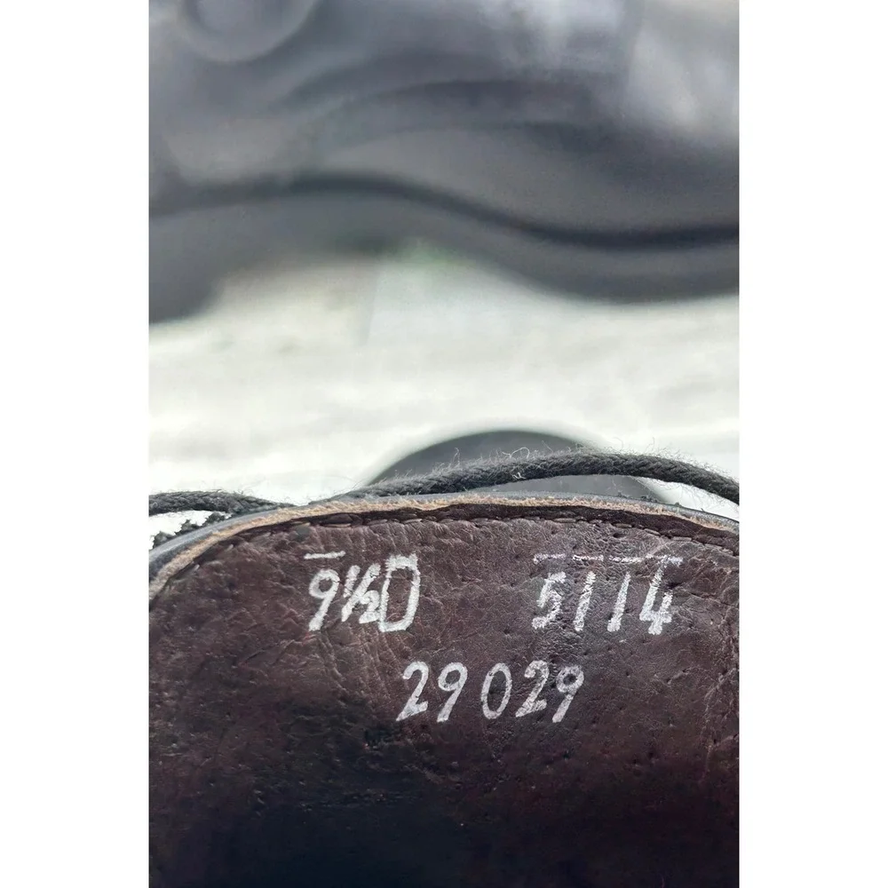 Allen Edmonds Men Black Leather Brogue‎ Cap Toe Oxford Dress Shoes 5114 Sz 9.5D